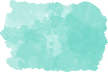 Brush Stroke Green Watercolor Texture Background