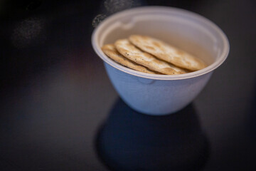Small bowl of Crackers