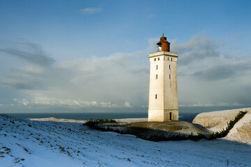 0010_Rubjerg Knude Lighthouse, Denmark, Beach and Snow Fujifilm XT-4