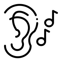 listen line icon
