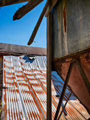 Rusting Tin Roof At Northern State Hospital