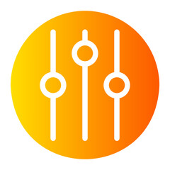 equalizer gradient icon