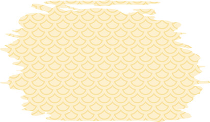 Obraz premium Brush background with mermaid scales pattern ornament