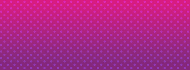   Modern pink dots abstract magenta gradient web banner background creative design.  Website wallpaper template for creators in graphic colors. Similar pattern for your ideas