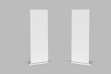 Roll up banner Blank Mockup