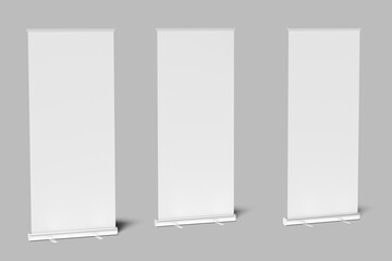 Roll up banner Blank Mockup