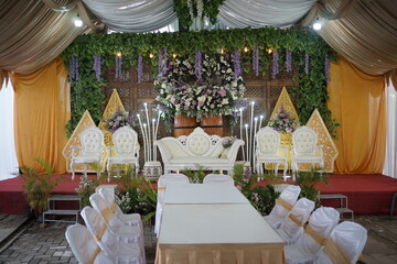 Decoration Arrangement for a Traditional Wedding Ceremony