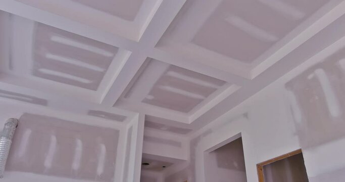 As part of construction new house, we are finishing plastering drywall ready to paint