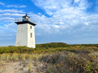 Fototapeta na wymiar Wood End Lighthouse, Provincetown, Cape Cod