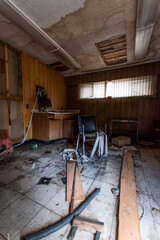 Deserted Workspace: Inside an Abandoned Office