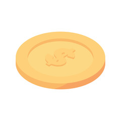 golden coin design