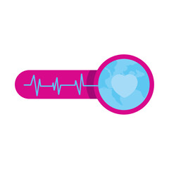 world electrocardiogram design