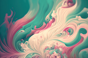 Abstract multicolor liquid effect style background 