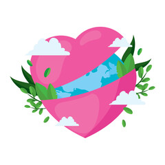 heart with the world inside