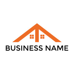 Home Building Business logo design idea vector template for construction