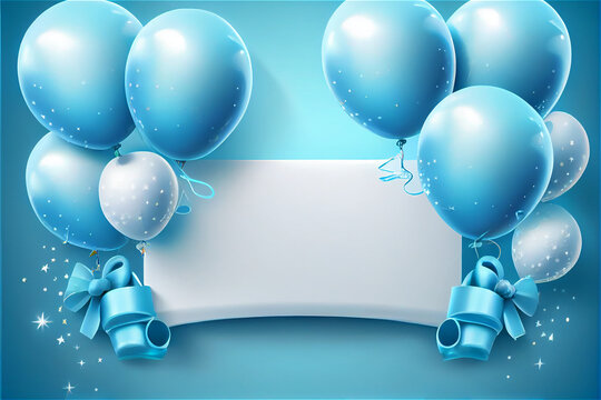 blue balloons