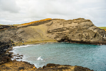 Mahana Green Sand Beach in Big Island
