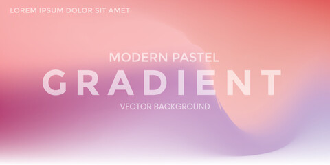Gradient vector in pastel color