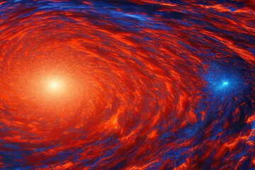 Fire and ice, storms colliding