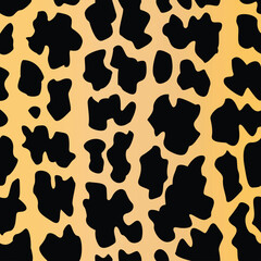 Tiger print seamless pattern vector. Tiger print pattern background