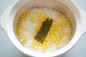 とうもろこしご飯