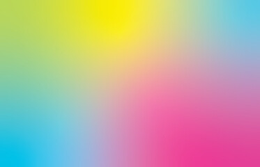 Yellow pink and blue gradient background