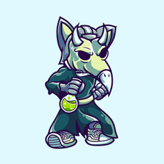 Illustration vector graphic of Witch and Potions