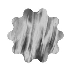 Abstract geometric shape, post template. Modern trendy png with transparent background for the card. Grundy gradient basic figures for banners, stickers, tags, labels