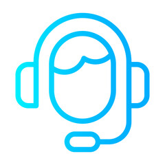 Costumer Service gradient icon