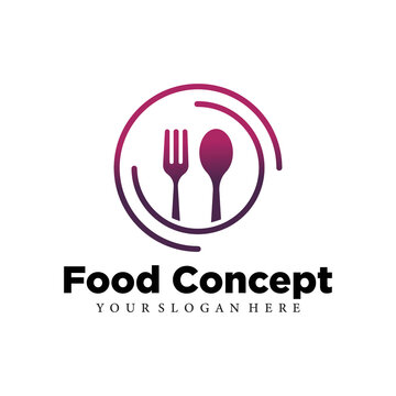 Good food logo icon vector template.
