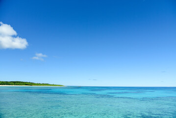 日本最南端波照間島の美しい風景