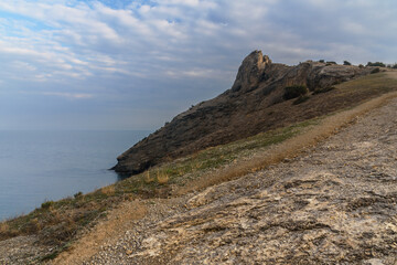 Fototapeta na wymiar Cape Kapchik in Novyi Svet. Crimea
