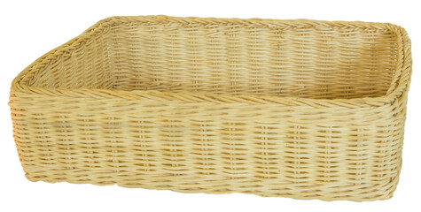 Handmade rattan basket.