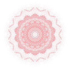 Rose Gold Mandala for meditating