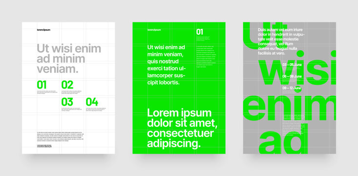 Simple corporate layout template for events, companies or any business related. Design with guides for flyer, poster, cover, brochure, banner or any layout.