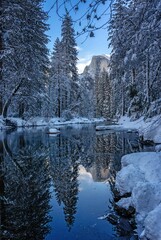 Merced River in Winter, Yosemite National Park