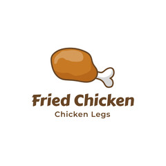 Chicken logo design. Fried chicken and Restaurant logo concept. Vector logo template. Fried chicken logo design vector illustration. 