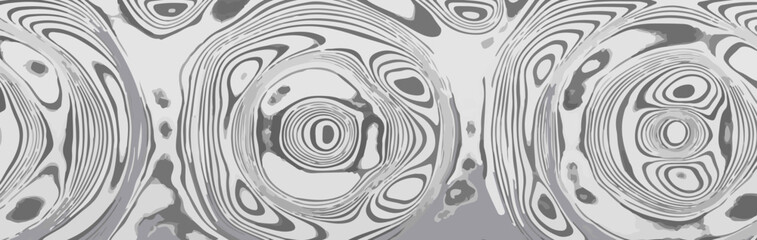 The rose pattern Damascus steel looks distorted like bright gray vector artwork.