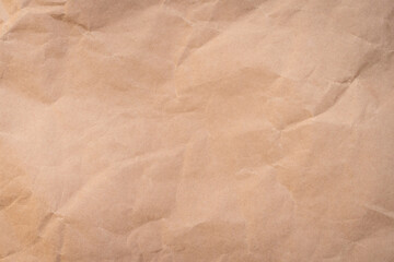 Recycle brown paper crumpled texture and backhround