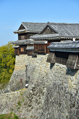 松山城の美しい風景