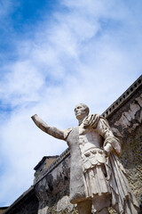 Fototapeta na wymiar Roman Statue in Ercolano