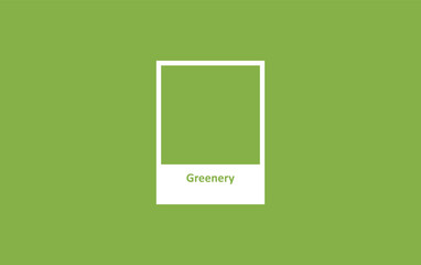 Color of the year GREENERY.
