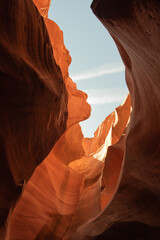 砂岩に囲まれた渓谷