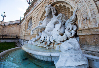 Bologna - Fontana della Ninfa e del Cavallo Marino - The Fountain of Nymph and Seahorse