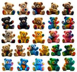 26  Colourful Teddy Bears