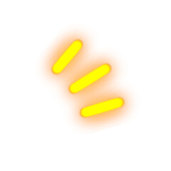 neon lighting shape element