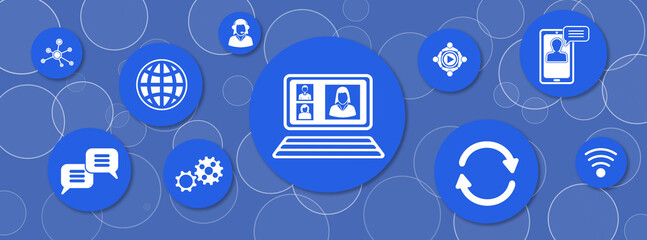 Concept of online meeting