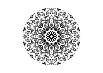 Mandala,Background,Pattern,Abstract,flower,texture,Design,summer,illustration,floral,retro,circle,black