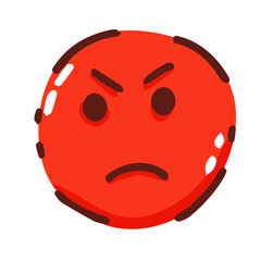 smiling emoji red angry emoticon anger anger.
