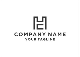 CH letter logo design vector illustration	
